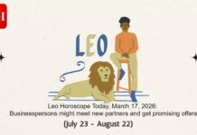 Leo Horoscope Today, March 17, 2026: Businesspersons might meet new partners and get promising offers
